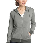 Ladies Mini Stripe Full Zip Hoodie