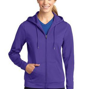 Ladies Sport Wick &#174; Fleece Full Zip Hooded Jacket